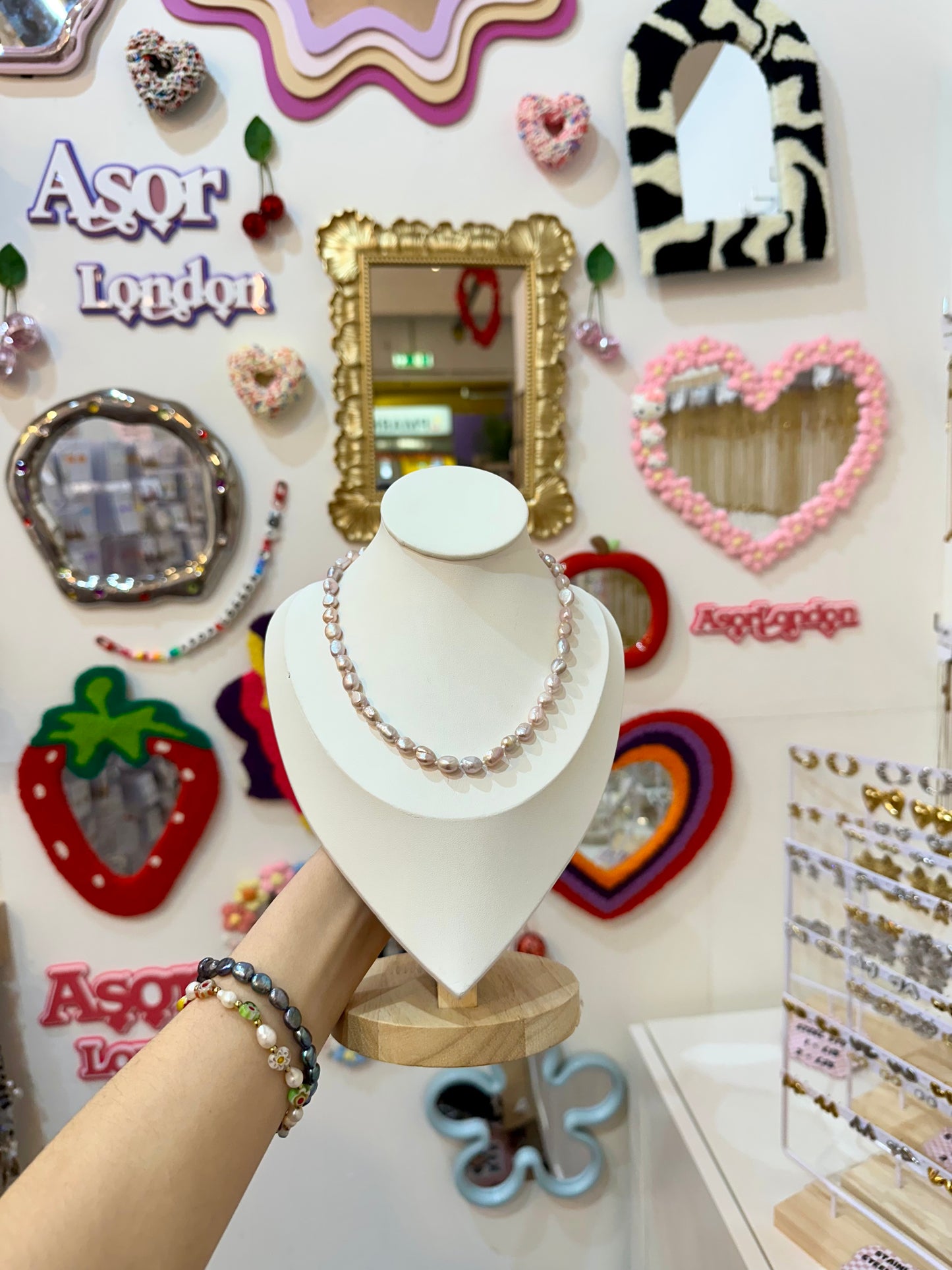 Blush Irregular Freshwater Pearl Hand-Knotted Necklace